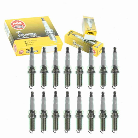 16 pc NGK G-Power Spark Plugs compatible with Ram 1500 5.7L V8 2011-2024 HEMI