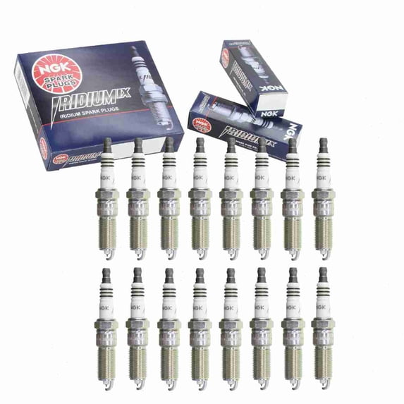 16 pc NGK Iridium IX Spark Plugs compatible with Dodge Magnum 5.7L V8 2005-2008