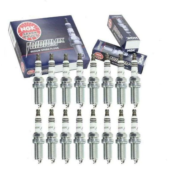 16 pc NGK Iridium IX Spark Plugs compatible with Jeep Grand Cherokee 5.7L V8 2009-2020