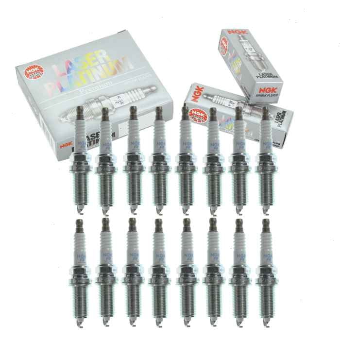 16 pc NGK Laser Platinum Spark Plugs compatible with Ram 3500 5.7L V8 2011-2013
