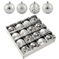 thumbnail image 1 of 16 pc Wonderland Glittering Christmas Ball Ornament Indoor/Outdoor Christmas Tree Decoration Fall Wedding Birthday Halloween Thanksgiving Christmas Holiday Decor, 1 of 9
