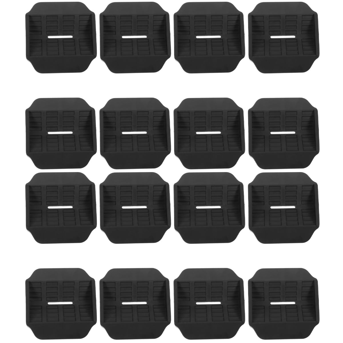 16 pcs Caster Cups Bed Stoppers Furniture Stopper Wheel Stoppers