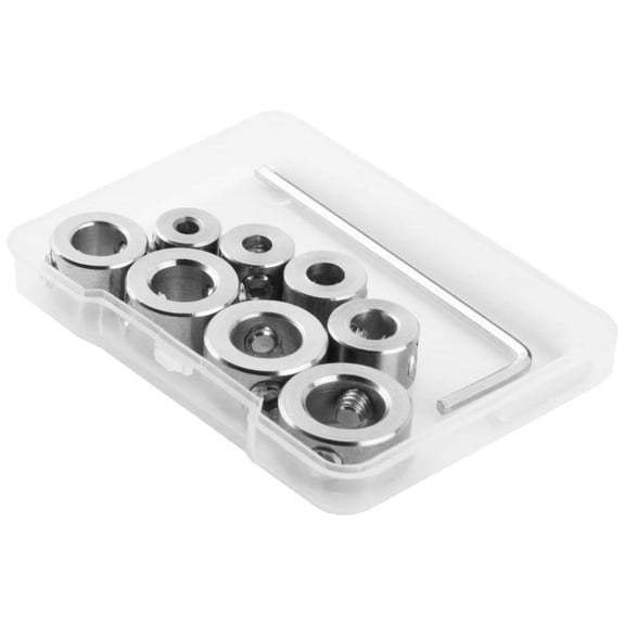 16 pcs Drill Depth Stop Drill Bit Collars 3-10mm Ring Positioner Spacing Locator
