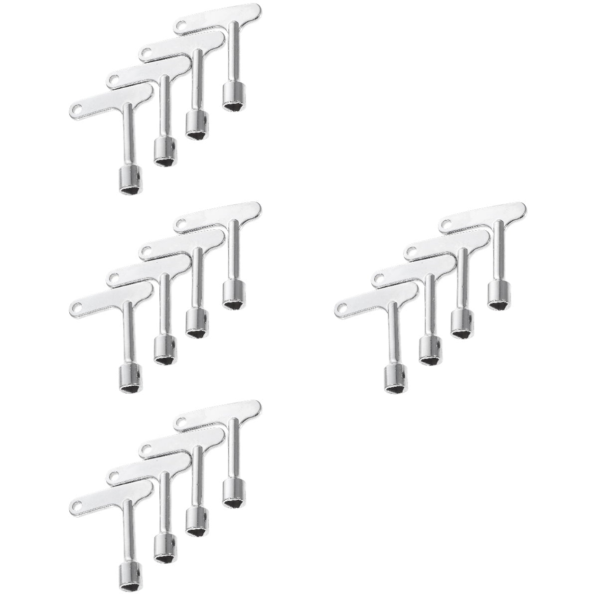 16 pcs Elevator Lock Key Triangle Floor Lockout Elevator Key Fire