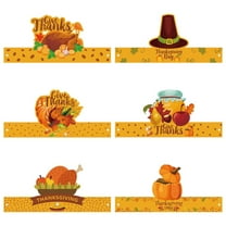 16 pcs Fall Thanksgiving Photo Props for Women Kids Adults - Funny Turkey Shaped Paper Hat for Photography Decoration Fall Harvest Party Decorations Thanksgiving Day Accessories Party Supplies