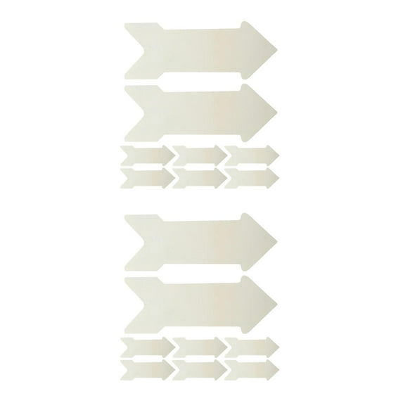 16 pcs  Unfinished Wood Arrow Signs DIY Crafts Blank Arrow Hanging Sign Wall Decor Wood Arrow Cutouts Home Wedding Birthday Party Decoration