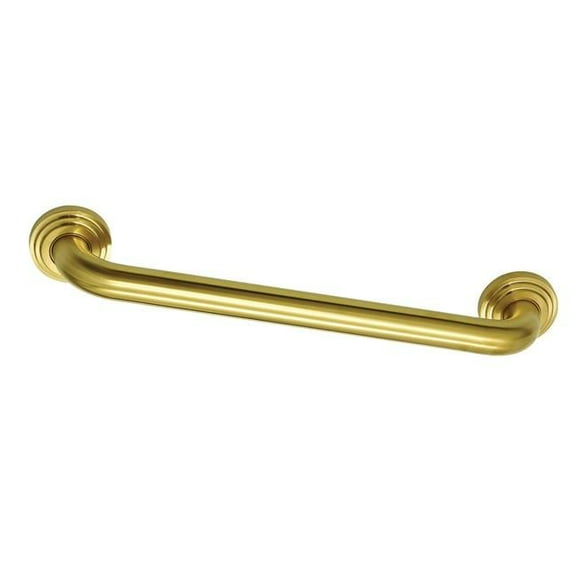 16 x 1.25 in. O.D Milano Grab Bar, Brushed Brass