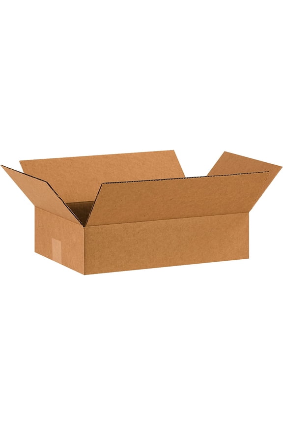 16 x 10 4 Corrugated Cardboard Boxes, Flat 16"L 10"W 4"H, Pack of 25 | Shipping, Packaging, Moving, Storage Box for Home or Business, Strong Wholesale Bulk Boxes