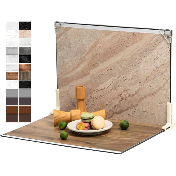 16 x 11.5 in Product Photography Backdrops, 12 Sheets, 24 Patterns