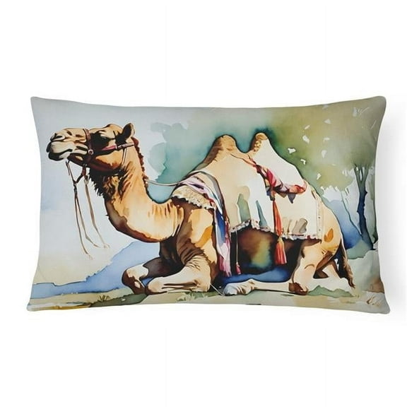 16 x 12 in. Camel Throw Pillow