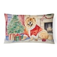 thumbnail image 1 of 16 x 12 in. Unisex Chow Chow Christmas Fabric Decorative Pillow, 1 of 1