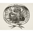 thumbnail image 1 of 16 x 13 in. Device of Francois I King of France Poster Print, 1 of 1