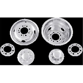 16 x 16.5 in. 8 Lug BC 4 Hand Hole Dual Wheel Uniliner Simulator Set