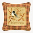 thumbnail image 1 of Blessings Needlepoint Pillow, 16" x 16", 1 of 4