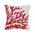 thumbnail image 1 of Coral Reef Tufted Throw Pillow, 16" x 16", 1 of 4