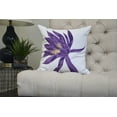 thumbnail image 1 of 16 x 16 Inch, Hojaver, Floral Print Pillow, Purple, 1 of 2