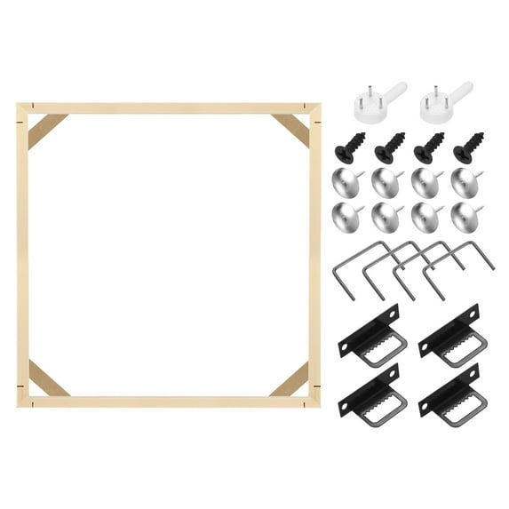 16 x 16 Inches Canvas Stretcher Bars, Wood Canvas Frame Kit Stretcher Frames
