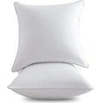 thumbnail image 1 of 16 x 16 Pillow Inserts (Set of 2) -Throw Pillow Inserts with 100% Cotton Cover - 16 Inch Square Decorative Pillows for Sofa, Couch, Bed and Home Decor, 1 of 5