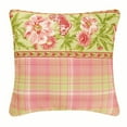 thumbnail image 1 of Primavera Pieced Throw Pillow, 16" x 16", 1 of 3