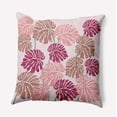 thumbnail image 1 of 16" x 16" Simply Daisy Big Leaves Polyester Accent Pillow, Bold Pink Qty 1, 1 of 3