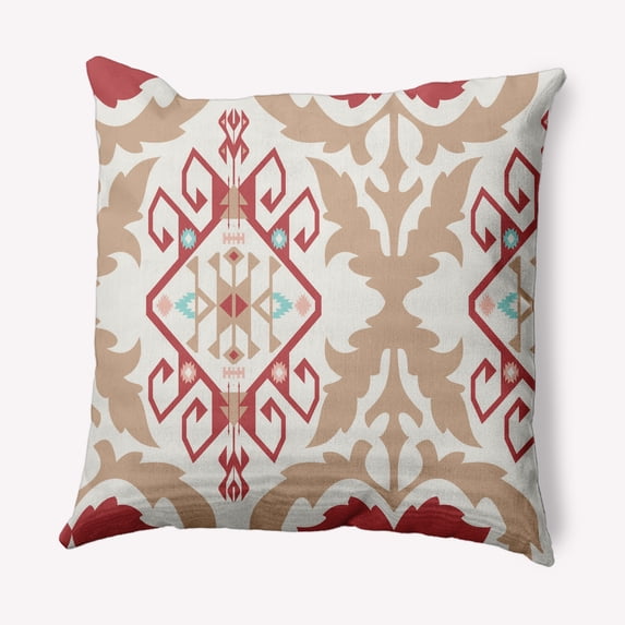 16" x 16" Simply Daisy Bombay Medallion Decorative Throw Pillow