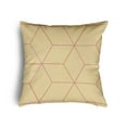 thumbnail image 1 of 16" x 16" Simply Daisy Cube Stack Poly Pillow with Zipper, Daffodil Qty 1, 1 of 3