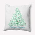 thumbnail image 1 of 16" x 16" Simply Daisy Decorated Filigree Tree Polyester Indoor/Outdoor Pillow, Bright Green Qty 1, 1 of 3