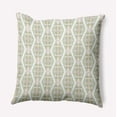 thumbnail image 1 of 16" x 16" Simply Daisy Detailed Geo Polyester Indoor/Outdoor Pillow, Fresh Green Qty 1, 1 of 3