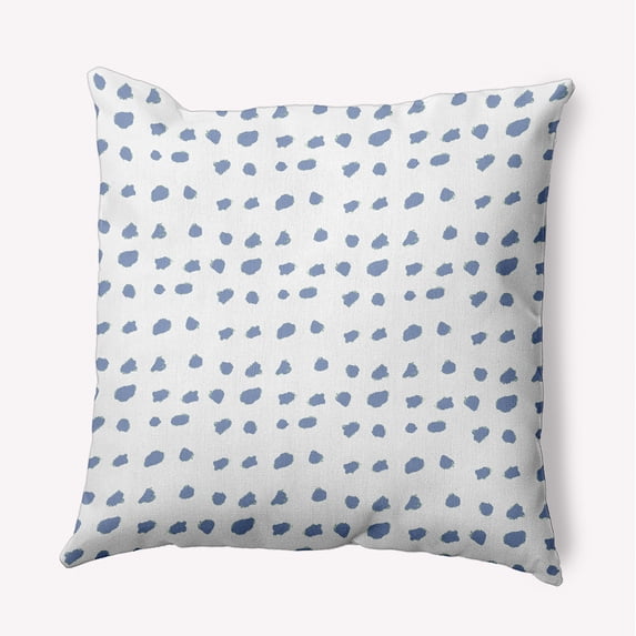 16" x 16" Simply Daisy Dots Of Spots Polyester Accent Pillow, Cornflower Qty 1