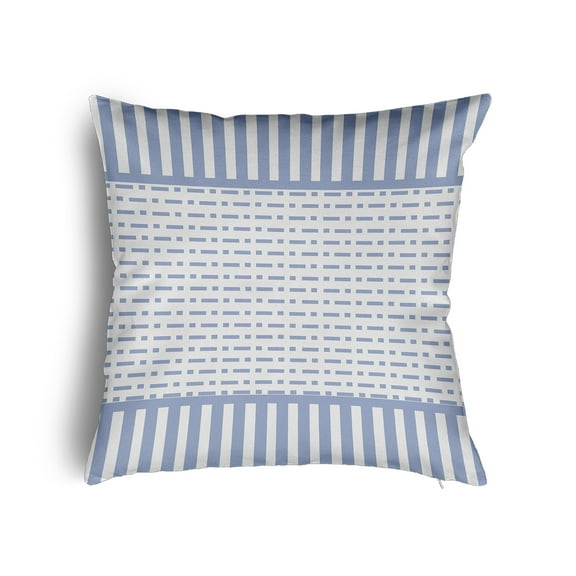 16" x 16" Simply Daisy Dots and Dashes Poly Pillow with Zipper, Peri Qty 1