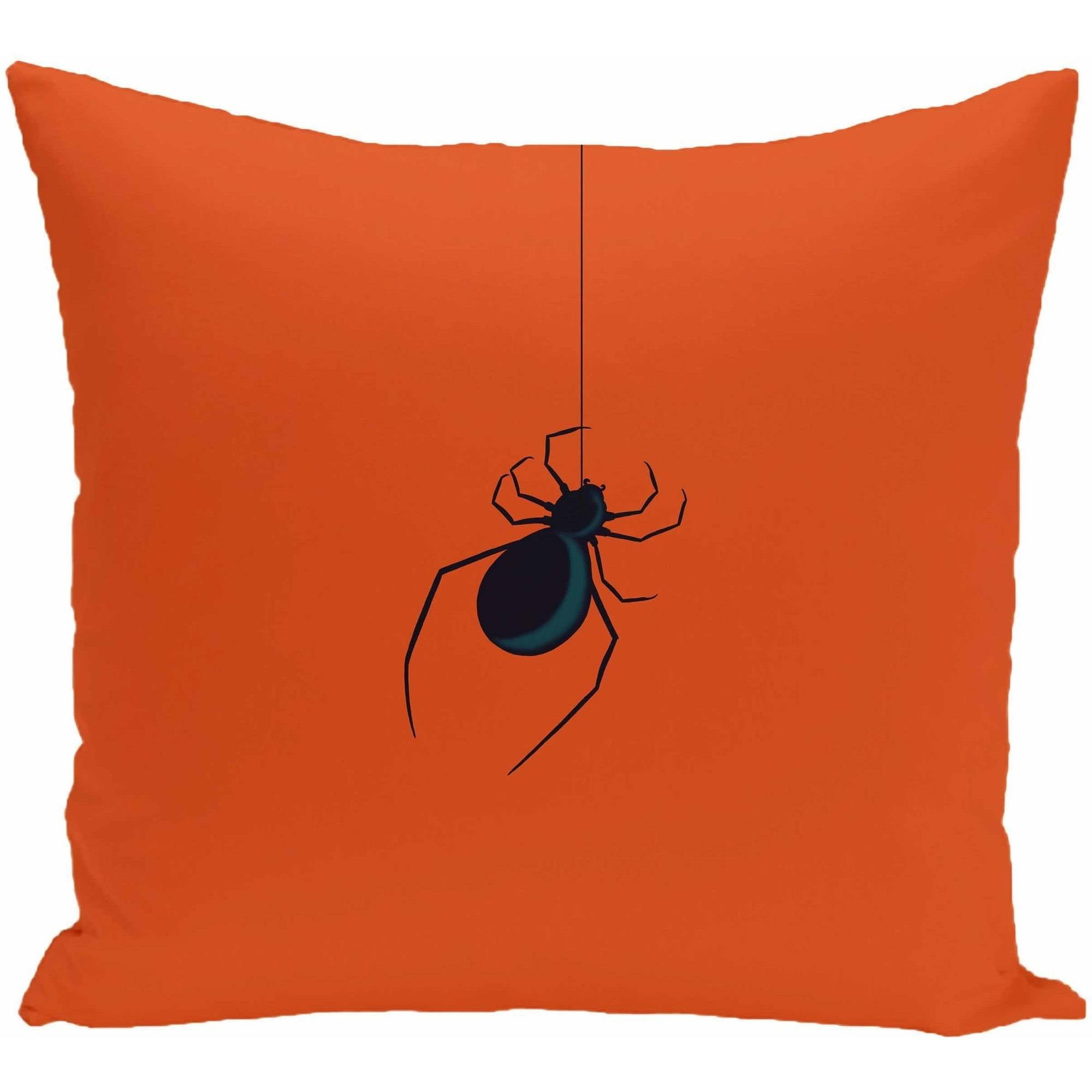 16" x 16" Simply Daisy Eeek! Halloween Polyester Accent Pillow, Orange Qty 1