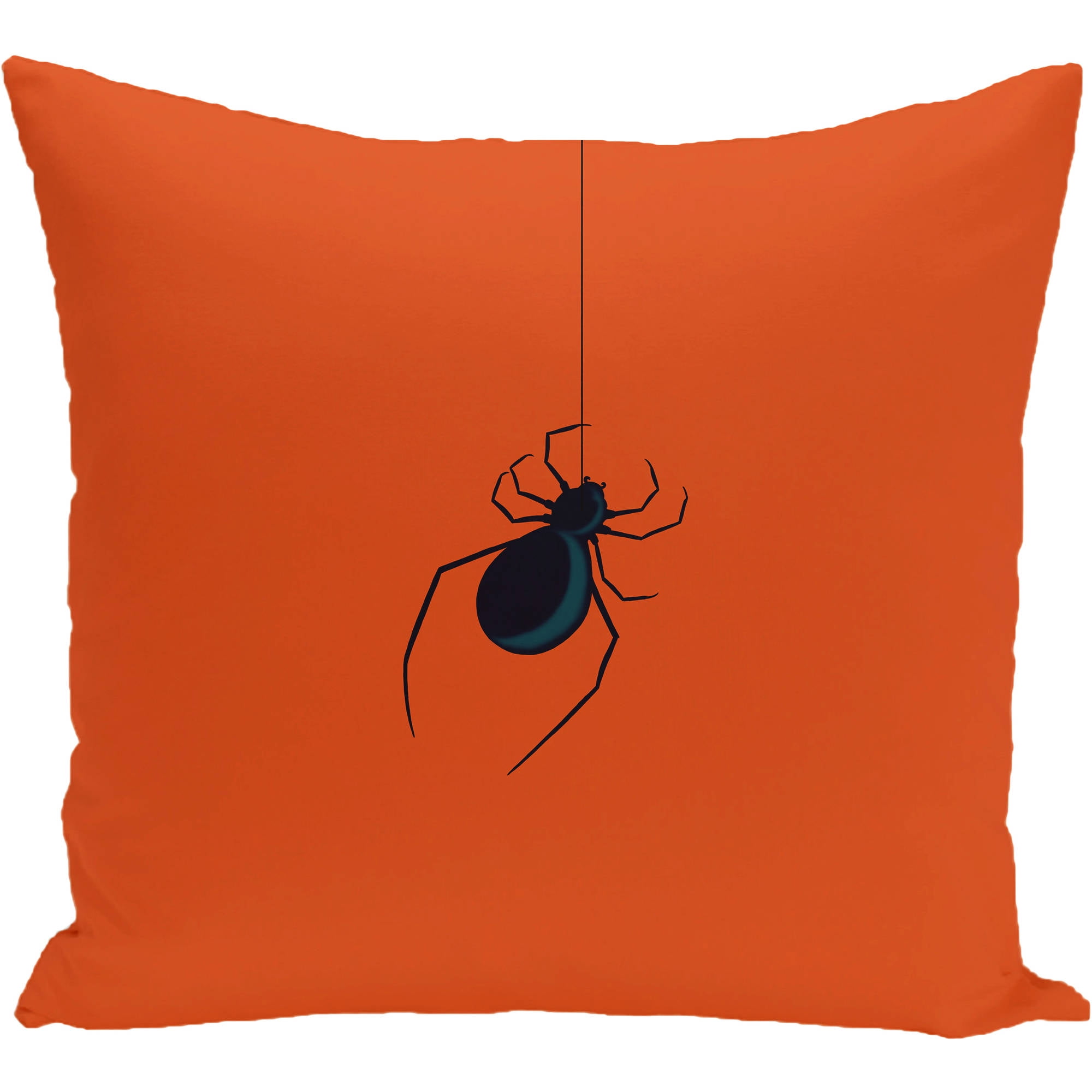 16" x 16" Simply Daisy Eeek! Halloween Polyester Indoor/Outdoor Pillow, Orange Qty 1