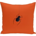 thumbnail image 1 of 16" x 16" Simply Daisy Eeek! Halloween Polyester Indoor/Outdoor Pillow, Orange Qty 1, 1 of 1