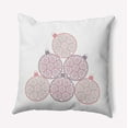 thumbnail image 1 of 16" x 16" Simply Daisy Fancy Ornament Stack Polyester Indoor/Outdoor Pillow, Pink Icing Qty 1, 1 of 3