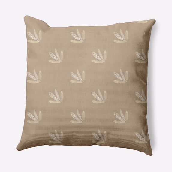 16" x 16" Simply Daisy Feather Pattern Decorative Throw Pillow