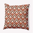 thumbnail image 1 of 16" x 16" Simply Daisy Feathers Polyester Accent Pillow, Harvest Orange Qty 1, 1 of 6