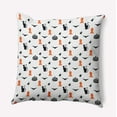 thumbnail image 1 of 16" x 16" Simply Daisy Halloween Halloween Critters Polyester Indoor/Outdoor Pillow, Traditional Orange Qty 1, 1 of 6