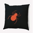 thumbnail image 1 of 16" x 16" Simply Daisy Halloween Spiders Polyester Accent Pillow, Harvest Orange Qty 1, 1 of 6