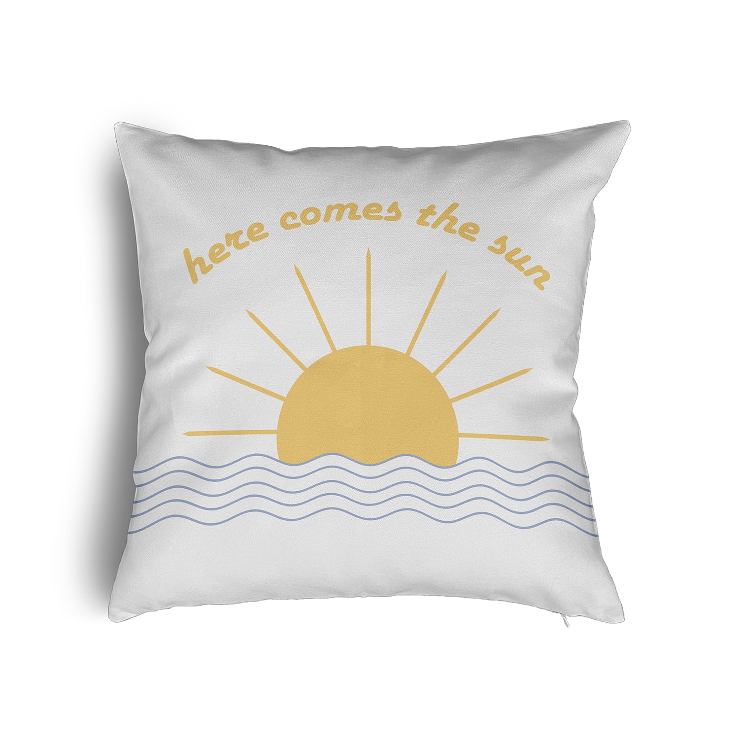 16" x 16" Simply Daisy Here Comes The Sun Poly Pillow with Zipper, Peri Qty 1