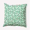 thumbnail image 1 of 16" x 16" Simply Daisy Holly Bush Polyester Accent Pillow, Bright Green Qty 1, 1 of 3