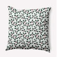thumbnail image 1 of 16" x 16" Simply Daisy Holly Bush Polyester Accent Pillow, Christmas Green Qty 1, 1 of 3