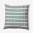 thumbnail image 1 of 16" x 16" Simply Daisy Holly Stripes Polyester Accent Pillow, Forest Green Qty 1, 1 of 3