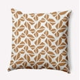 thumbnail image 1 of 16" x 16" Simply Daisy Kaleidoscope Graffiti Polyester Accent Pillow, Caramel Qty 1, 1 of 6