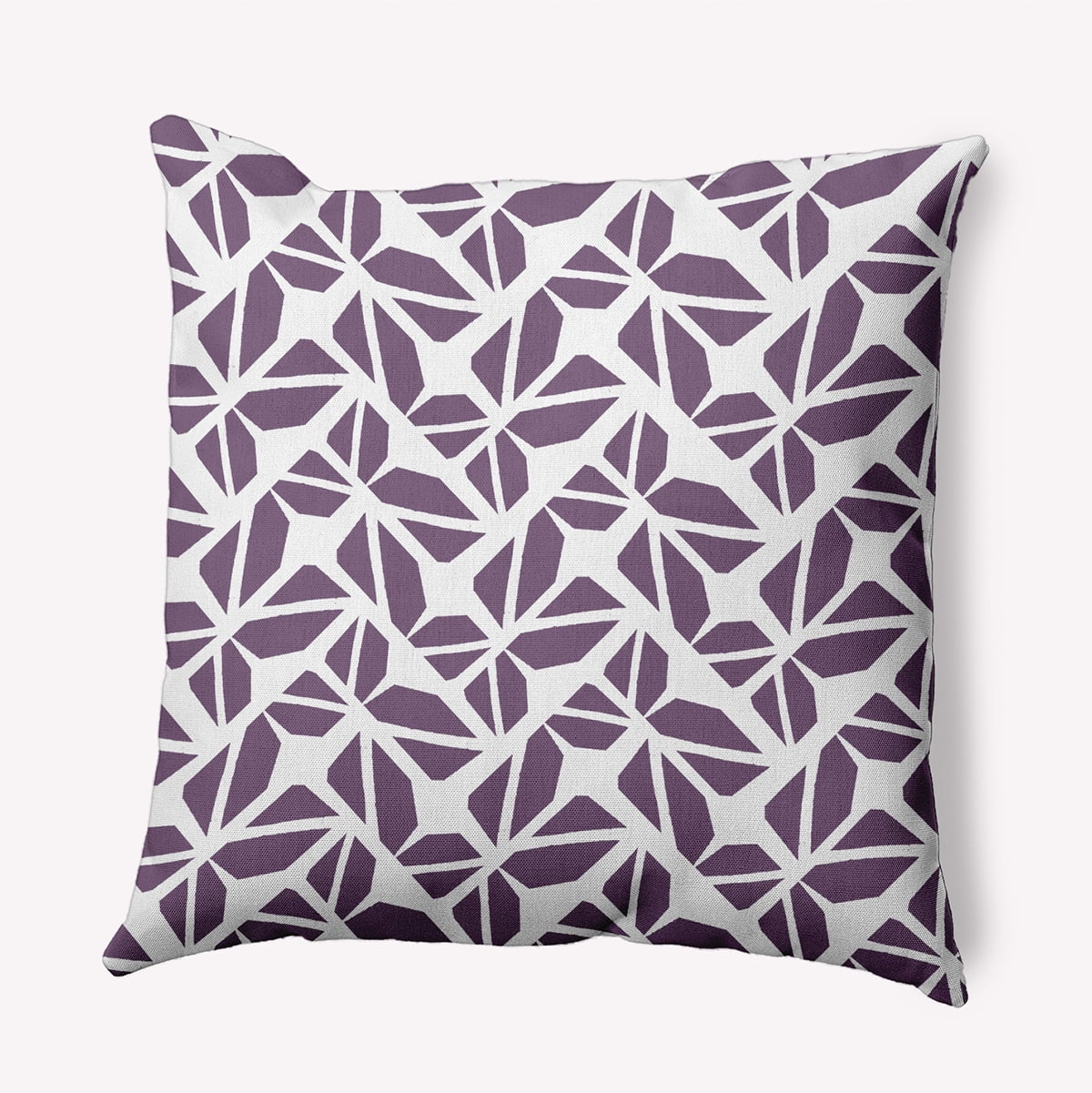 16" x 16" Simply Daisy Kaleidoscope Graffiti Polyester Accent Pillow, Larkspur Qty 1