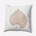 thumbnail image 1 of 16" x 16" Simply Daisy Leaf Study Polyester Accent Pillow, Caramel Qty 1, 1 of 6