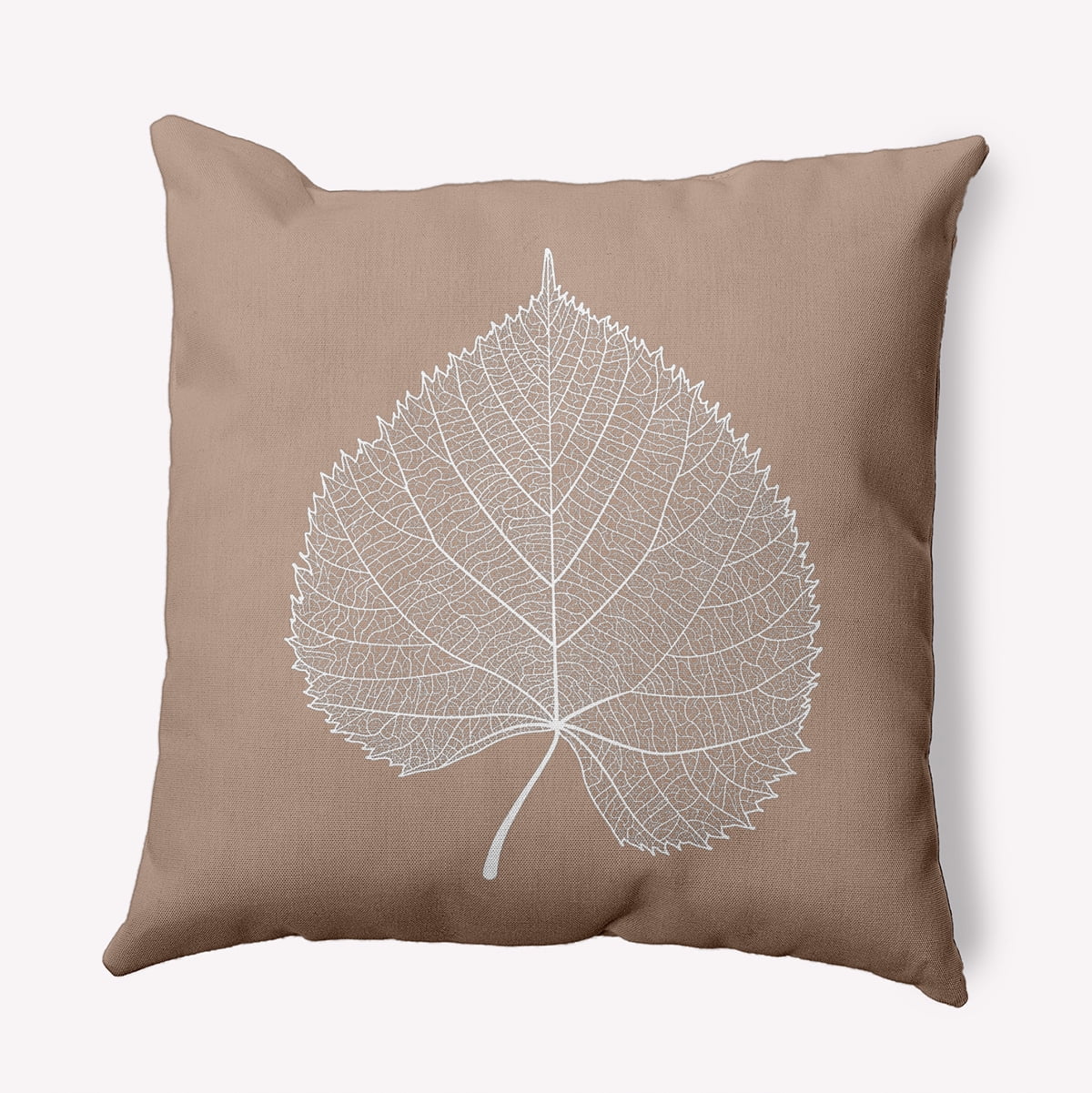 16" x 16" Simply Daisy Leaf Study Polyester Indoor/Outdoor Pillow, Mauve Qty 1