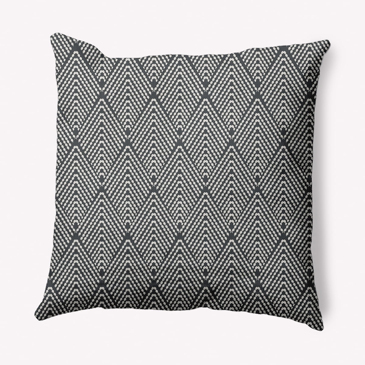 16" x 16" Simply Daisy Lifeflor Diamond Polyester Indoor/Outdoor Pillow, Pepper Qty 1