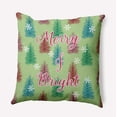 thumbnail image 1 of 16" x 16" Simply Daisy Merry and Bright Polyester Accent Pillow, Light Green Qty 1, 1 of 3