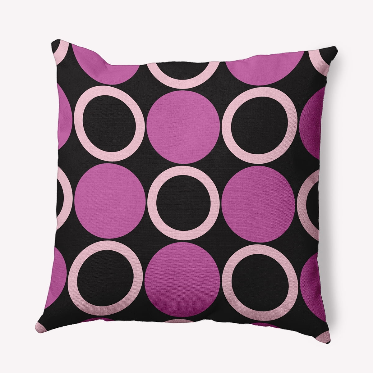 16" x 16" Simply Daisy Mod Circles Polyester Accent Pillow, Orchid Qty 1