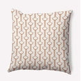 thumbnail image 1 of 16" x 16" Simply Daisy Modern Ginko Polyester Indoor/Outdoor Pillow, Dusty Orange Qty 1, 1 of 1